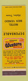 Matchbook Cover - Motel Bien Venido Alpine TX Best Western