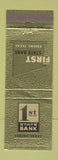 Matchbook Cover - 1st State Bank Kerens TX