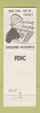Matchbook Cover - 1st State Bank Kerens TX