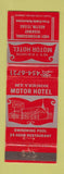 Matchbook Cover - Mount Vernon Motor Hotel Austin TX