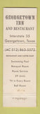 Matchbook Cover - Mount Vernon Motor Hotel Austin TX