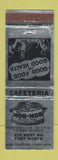 Matchbook Cover - Hob Nob Cafeteria Fort Worth TX