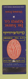 Matchbook Cover - Sabine Supply Orange TX Industrial