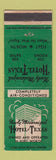 Matchbook Cover - Hotel Texas Fort Worth TX
