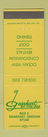 Matchbook Cover - Gearhart by the Sea Golf Gearhart OR