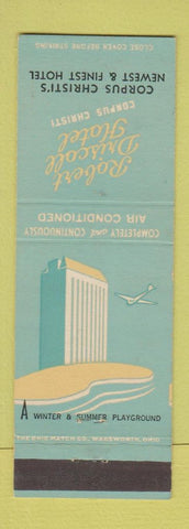 Matchbook Cover - Robert Driscoll Hotel Corpus Christi TX