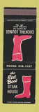 Matchbook Cover - Red Boot Steak Houst Canton MA