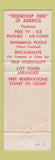 Matchbook Cover - Nimrod Motel Friendship Inn Gold Beach OR