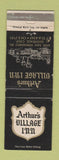 Matchbook Cover - Arthur's Village Inn Glendale CA