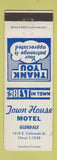 Matchbook Cover - Town House Motel Glendale CA