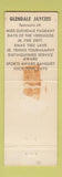 Matchbook Cover - Days of Verdugos Glendale CA 1961