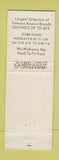 Matchbook Cover - Galloway's Factory Outlet Boots Slater MO WEAR