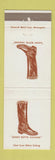 Matchbook Cover - Gokey Botte Sauvage Sporting Equipment St Paul MN boots