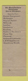 Matchbook Cover - DuPont Don's Building Supoly Burns OR low phone #