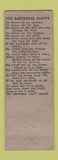 Matchbook Cover - Riverside Park Liquor Burton WI WORN
