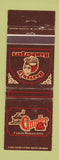 Matchbook Cover - Grinder Restaurants Long Beach Montebello CA