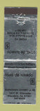 Matchbook Cover - Casa De Tuxedo Glendale CA WORN