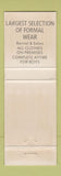 Matchbook Cover - Casa De Tuxedo Glendale CA WORN