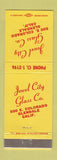 Matchbook Cover - Jewel City Glass Glendale CA
