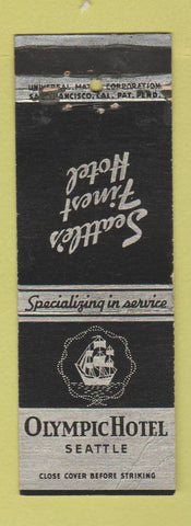 Matchbook Cover - Olympic Hotel Seattle WA WEAR