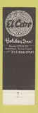 Matchbook Cover - Holiday Inn El Cetro Mexican Bethlehem PA