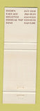 Matchbook Cover - Azteca Restaurants Mexican Burien Ballard WA WEAR