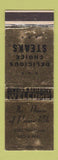 Matchbook Cover - House of Prime Rib Houston TX WEAR