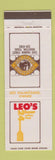 Matchbook Cover - Leo's 24 Hour Coffee Shop Houston TX