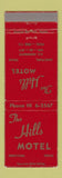 Matchbook Cover - Hills Motel Junction TX