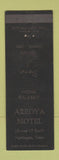Matchbook Cover - Arroya Motel Harlingen TX