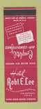 Matchbook Cover - Hotel Robert E Lee San Antonio TX RED