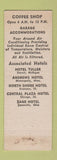 Matchbook Cover - Hotel Robert E Lee San Antonio TX RED