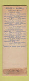 Matchbook Cover - Hotel Robert E Lee San Antonio TX WOOD GRAIN