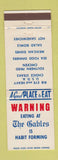Matchbook Cover - The Gables Restaurant Marshall TX Mexican