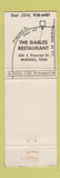 Matchbook Cover - The Gables Restaurant Marshall TX Mexican