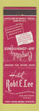 Matchbook Cover - Hotel Robert E Lee San Antonio TX