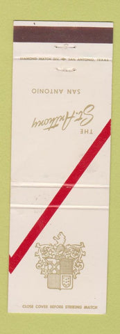 Matchbook Cover - St Anthony Hotel San Antonio TX