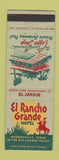 Matchbook Cover - El Rancho Grande Hotel Brownsville TX