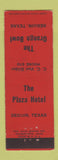 Matchbook Cover - The Orange Bowl Seguin TX Plaza Hotel low phone #