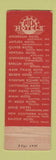 Matchbook Cover - Hotel Raleigh Waco TX Albert Pick