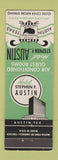Matchbook Cover - Hotel Stephen F Austin TX