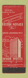 Matchbook Cover - Edson Hotel Beaumont TX WEAR