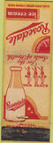 Matchbook Cover - Rosedale Ice Cream WORN