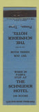 Matchbook Cover - Schneider Hotel Pampa TX