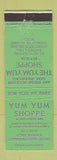 Matchbook Cover - Yum Yum Shoppe Copperas Cove TX WEAR