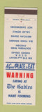 Matchbook Cover - The Gables Restaurant Marshall TX Mexican