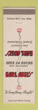 Matchbook Cover - Earl Abel's Restaurant San Antonio TX
