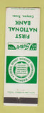 Matchbook Cover - First National Bank Canyon TX