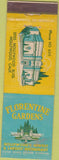 Matchbook Cover - Florentine Gardens Hollywood CA