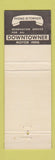 Matchbook Cover - Downtowner Motor Inns Fort Worth TX